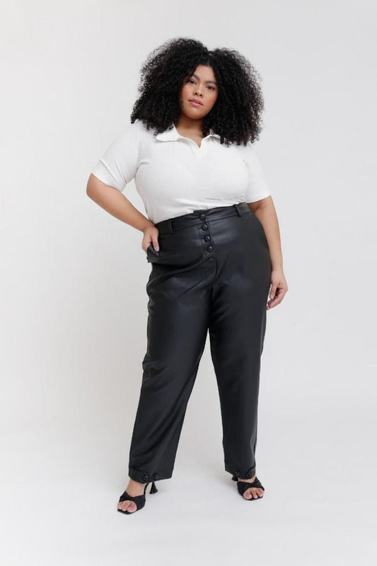 Calça Couro Isa