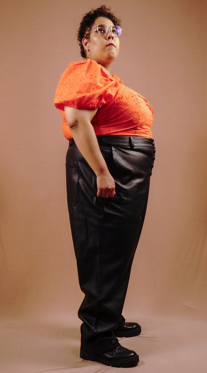 Calça Couro Isa
