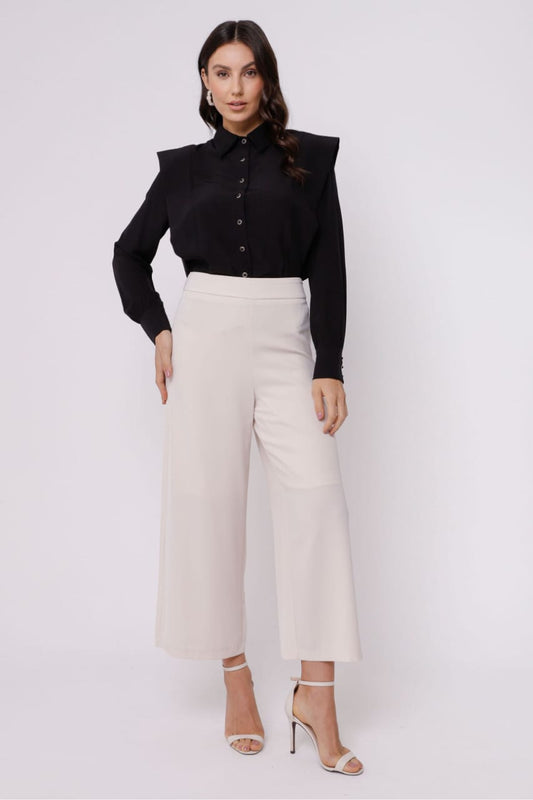 Calça Pantacourt Alfaiataria